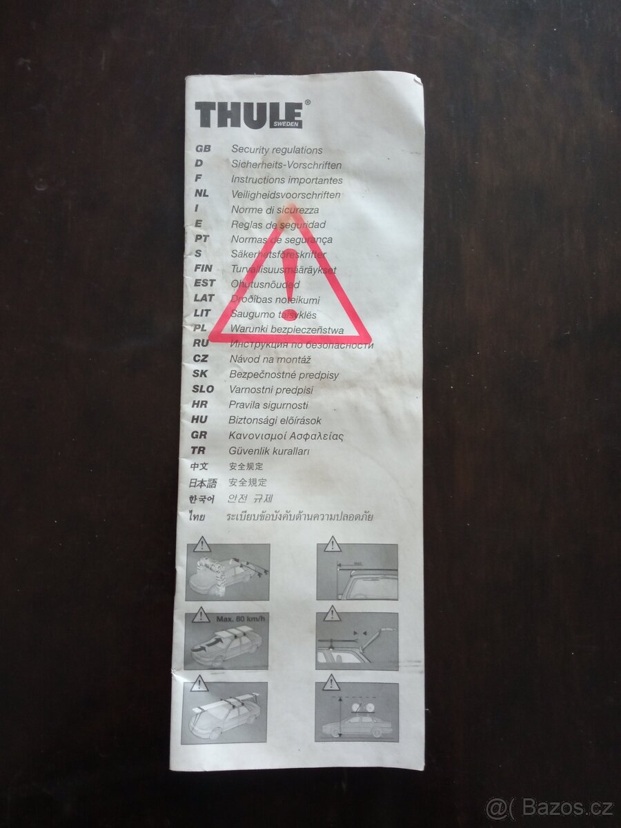 Příčníky ŠKODA by THULE – kompletní, výborný stav - 4