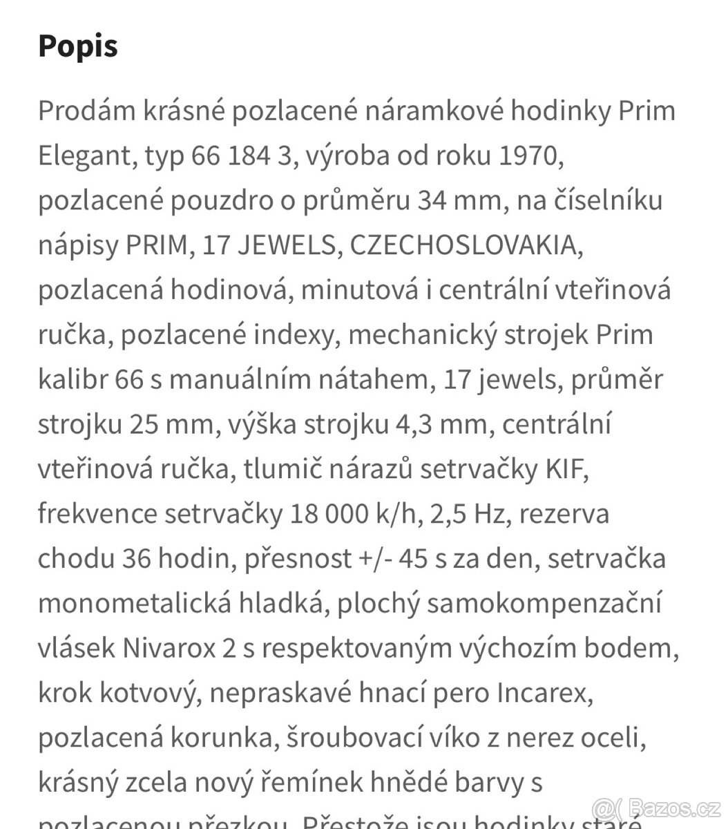Hodinky Prim - 4