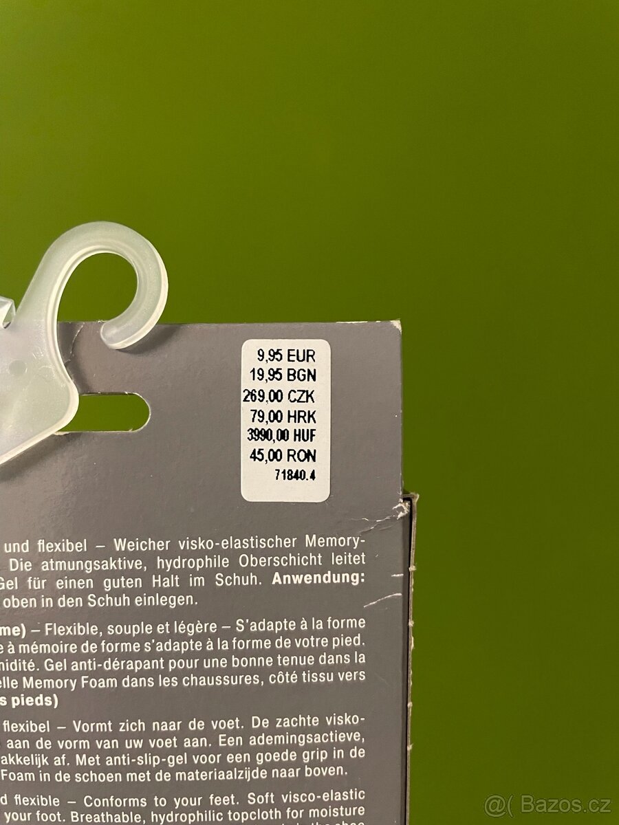 Vložky do bot Woly Memory Foam, vel. EU 42/43 - 4