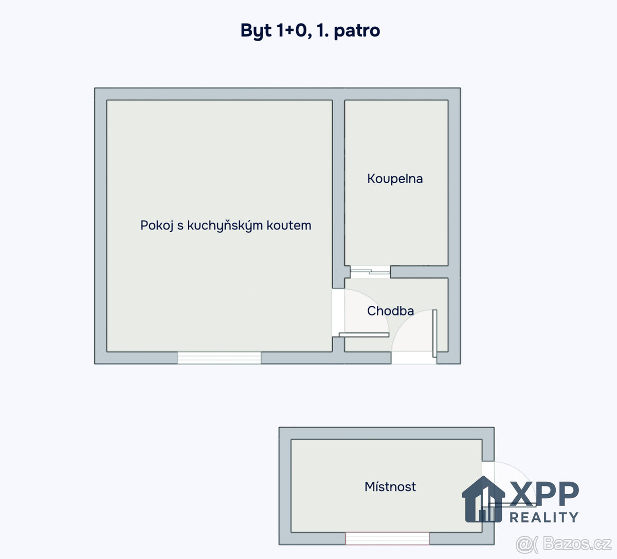 Pronájem bytu 1+0, 22,74 m² - 4