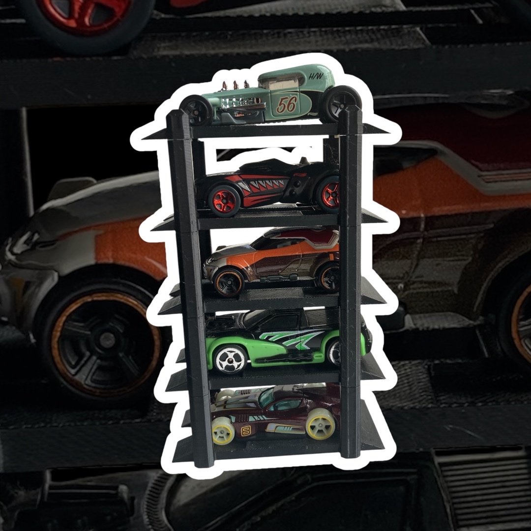 Modulární stojánek na autíčka z 3D tiskárny – rozšiřitelný - 4