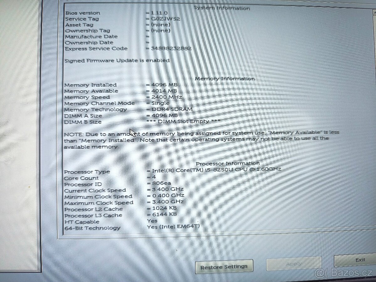 DELL Latitude 3490 Intel-Core i5 th8 - 4