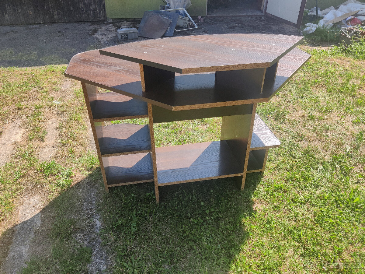 Rohový stůl na počítač - 4