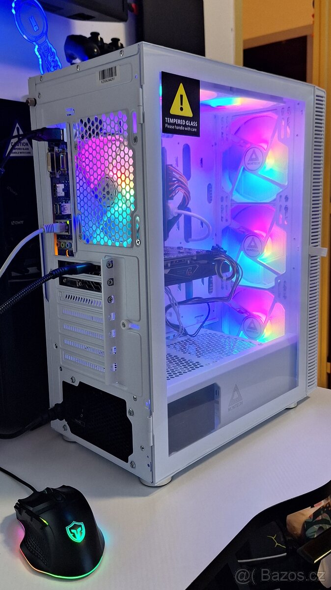 Herní PC Montech White RGB/i5-6500/RX570 8GB/16GB RAM/Win11 - 4