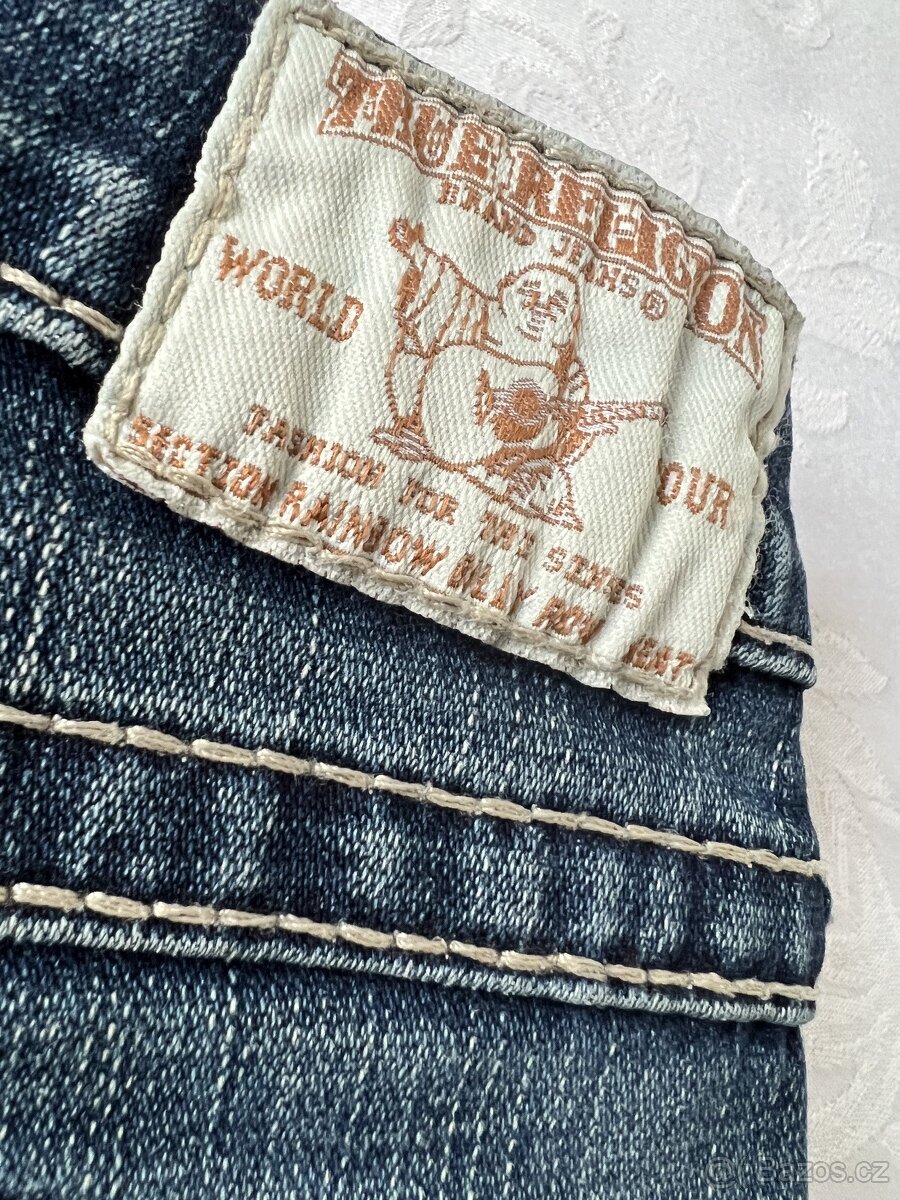 True Religion - dáms. džíny USA, vysoká PC - vel. 28 - 4
