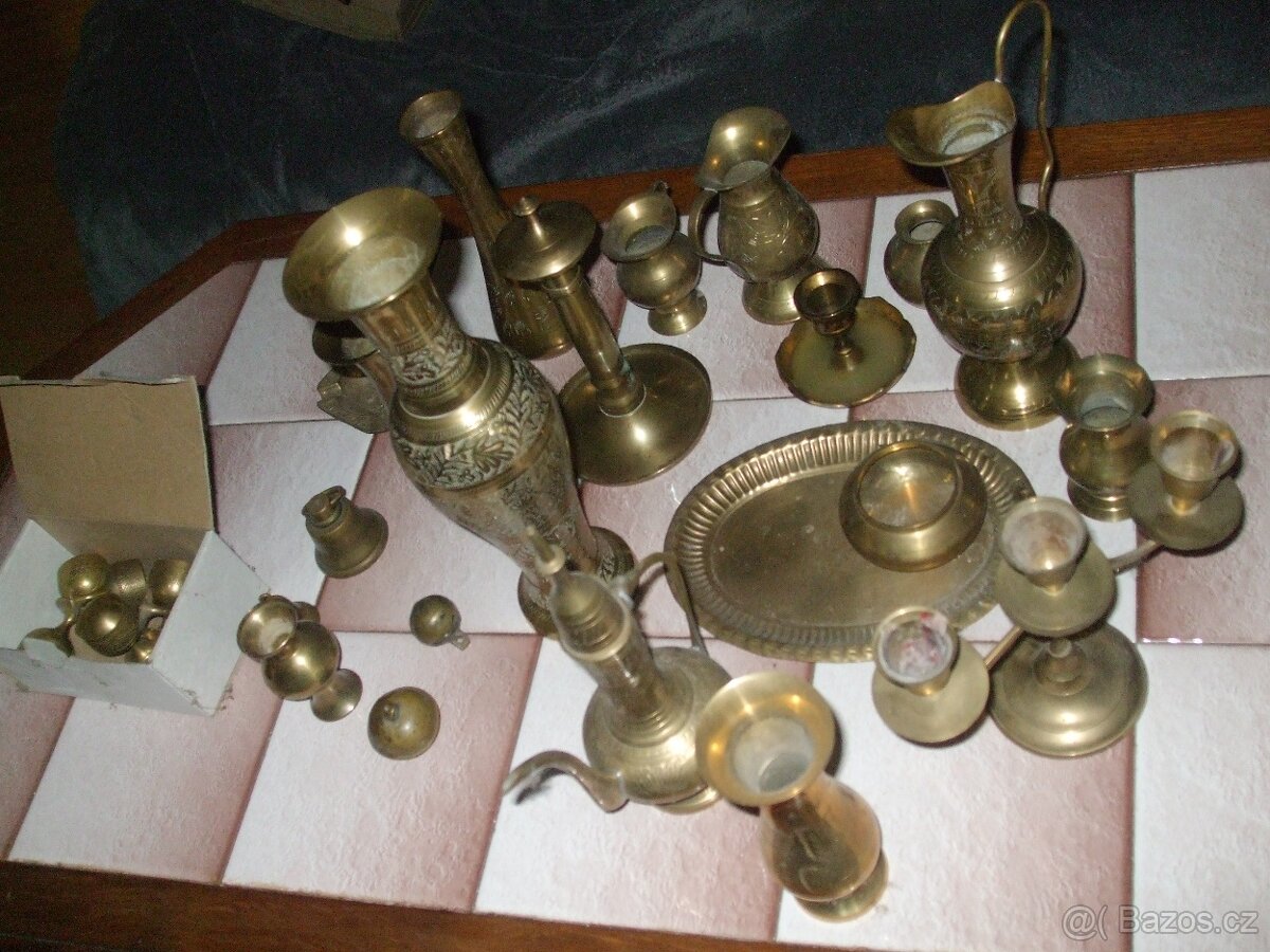 mosaz,váha závaží - 4