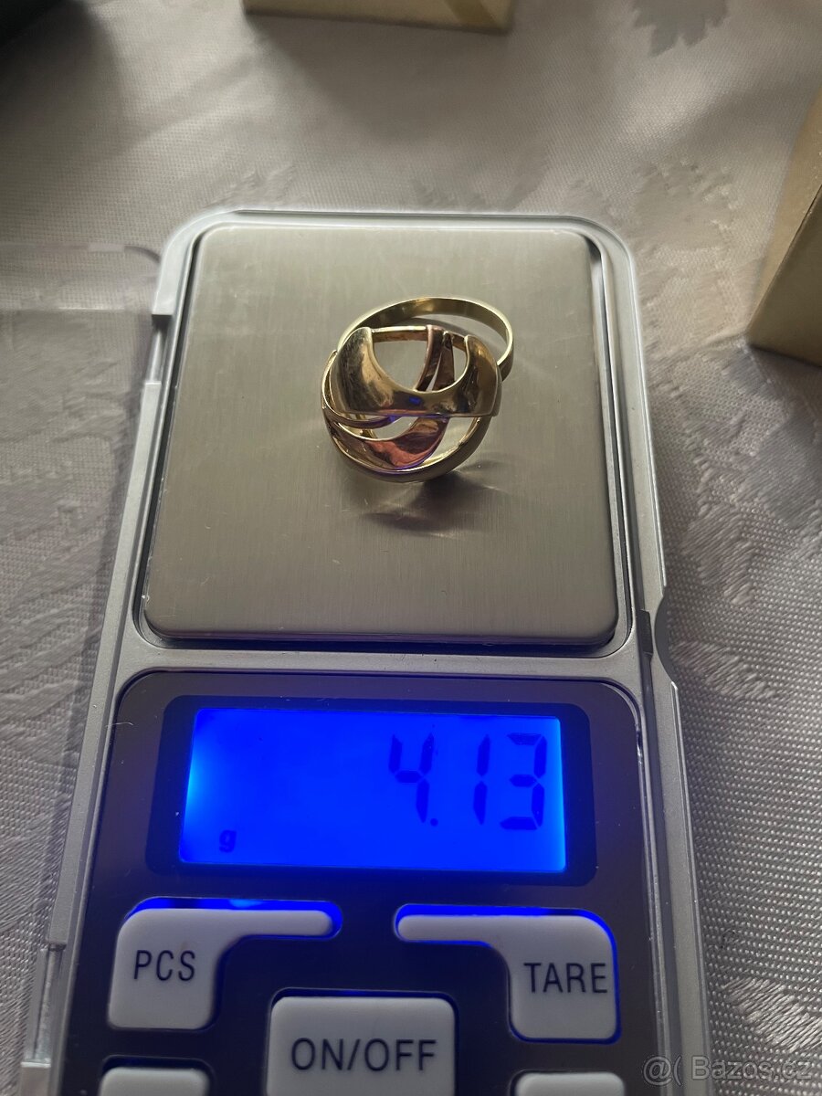 Dámský zlatý prsten 585 14k - 4