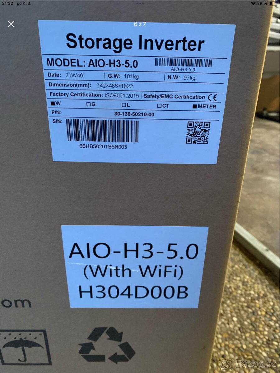 Hybridní střídač Foxess AIO H3-5.0 - 4