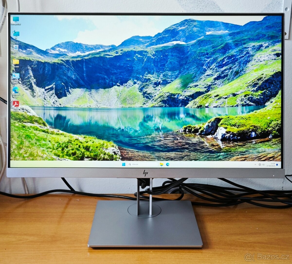 HP EliteDisplay 24" IPS, HDMI, DP, VGA, USB pivot - 4