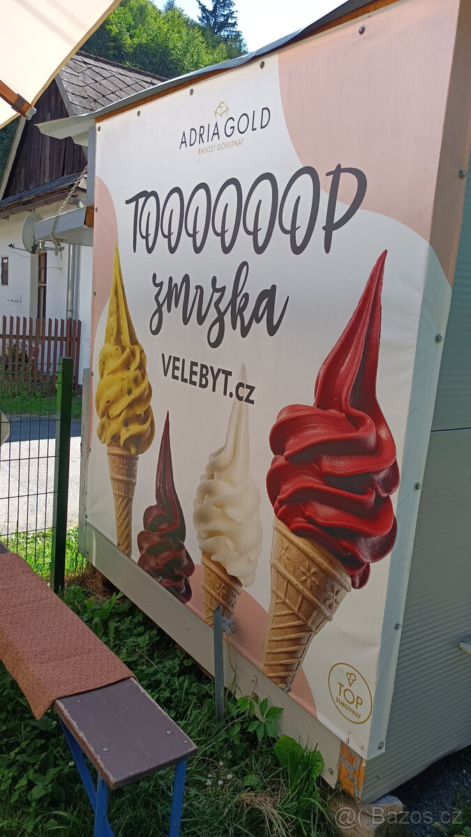 Prodejní stánek + zmrzlinový stroj + lednice - 4