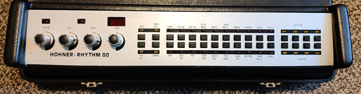 PREDÁM VZÁCNY VINTAGE BICÍ AUTOMAT HOHNER RHYTM 80 1977 - 4