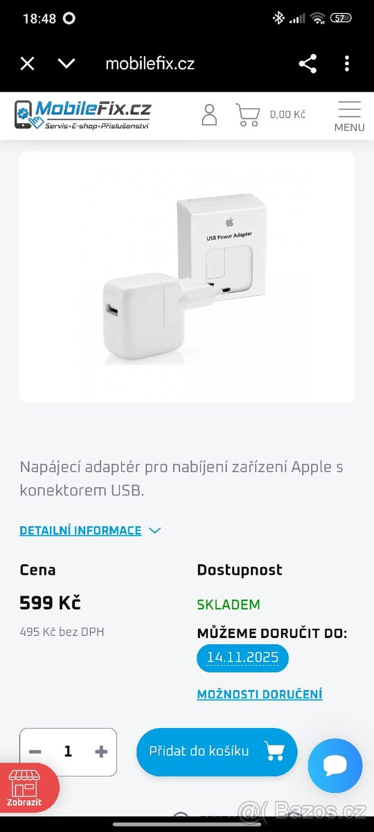 12W USB napájecí adaptér Apple - 4