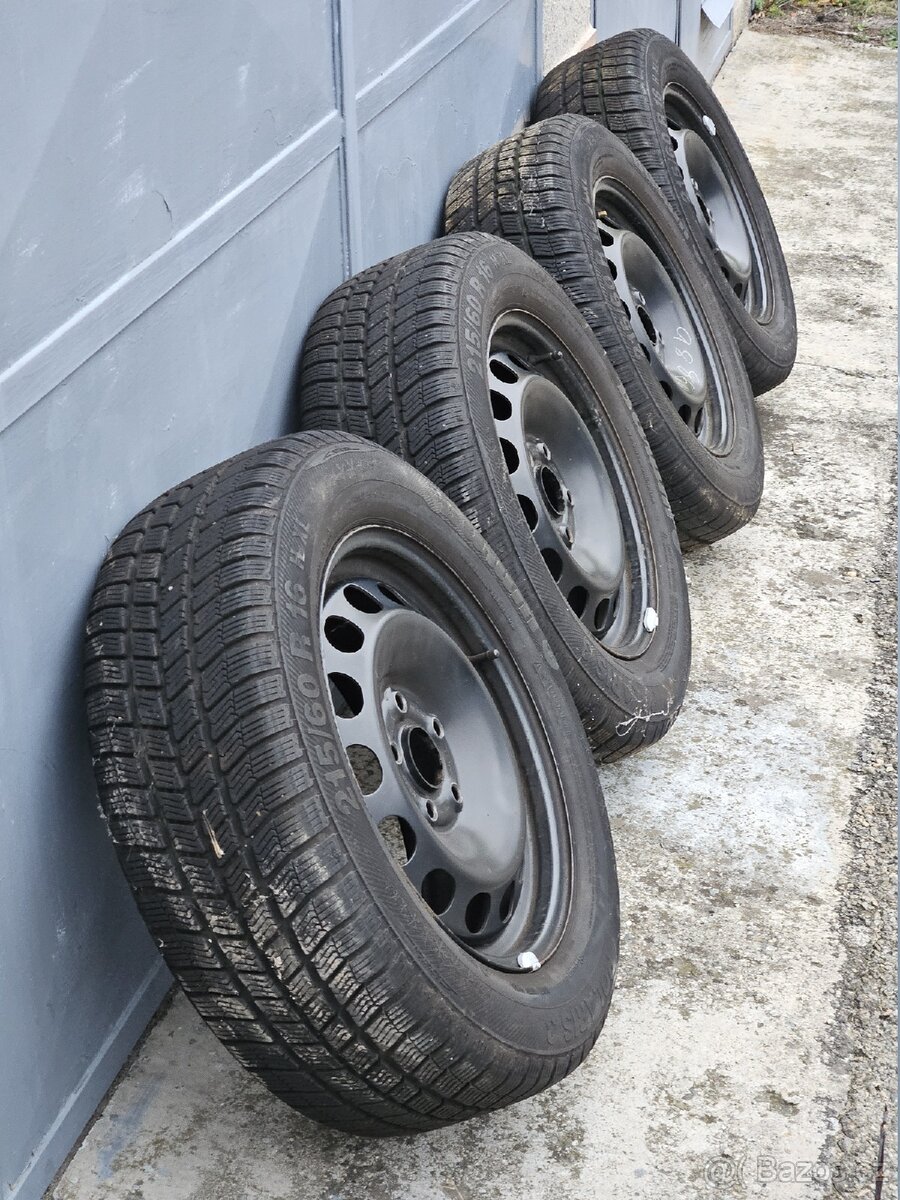 Sada kol s pneumatikami Barum Polaris 215/60 R16 - 4
