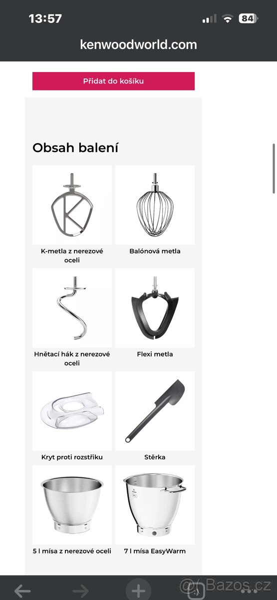 Kuchyňský robot Titanium Chef Patissier XL KWL90.004SI - 4