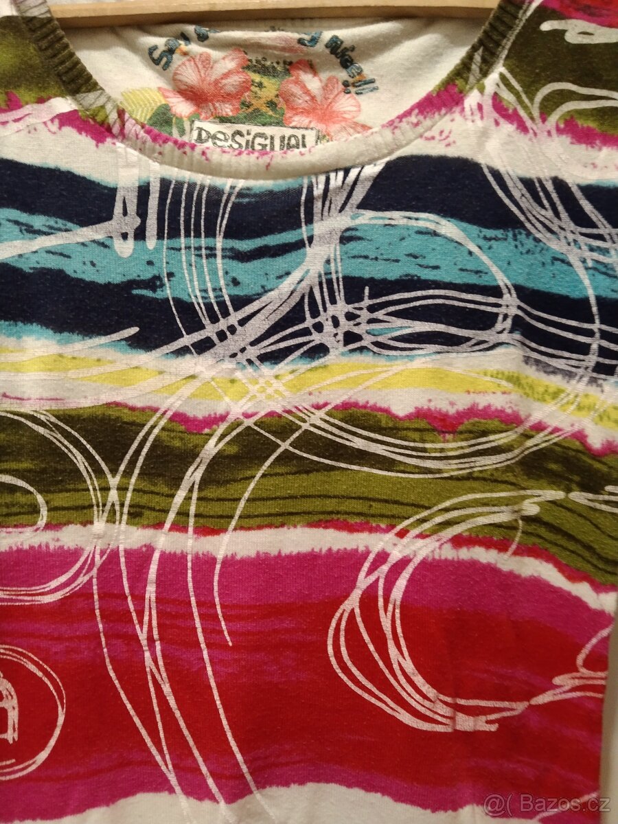 Desiguál dámský bavlněný svetr.Velikost M. - 4