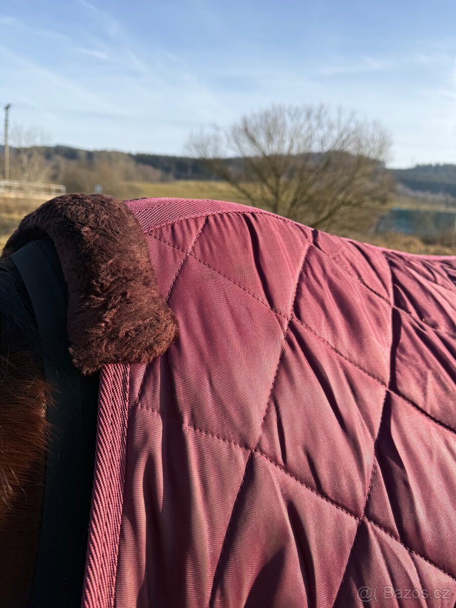 Stájová deka s teddy beranem. 155cm, 150g - 4