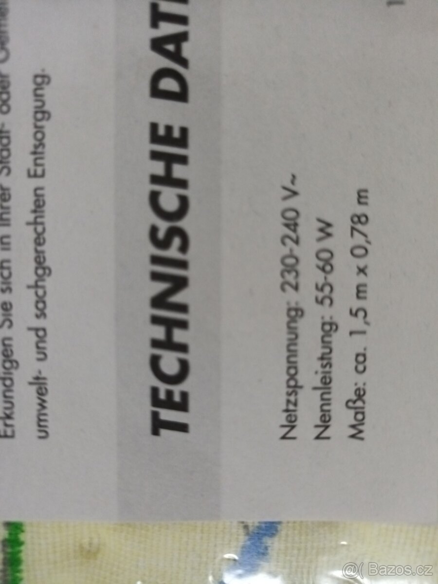 Kvalitni elektricka vyhrivana deka Nepouzita - 4