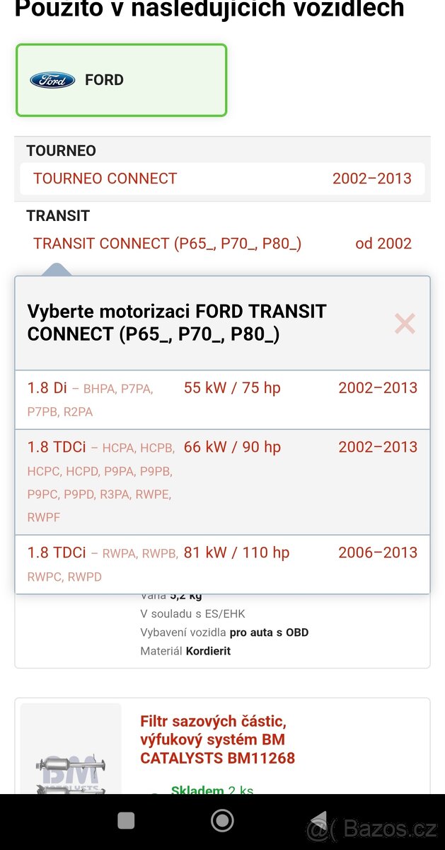 Prodam katalyzator Ford Tourneo, Transit - 4