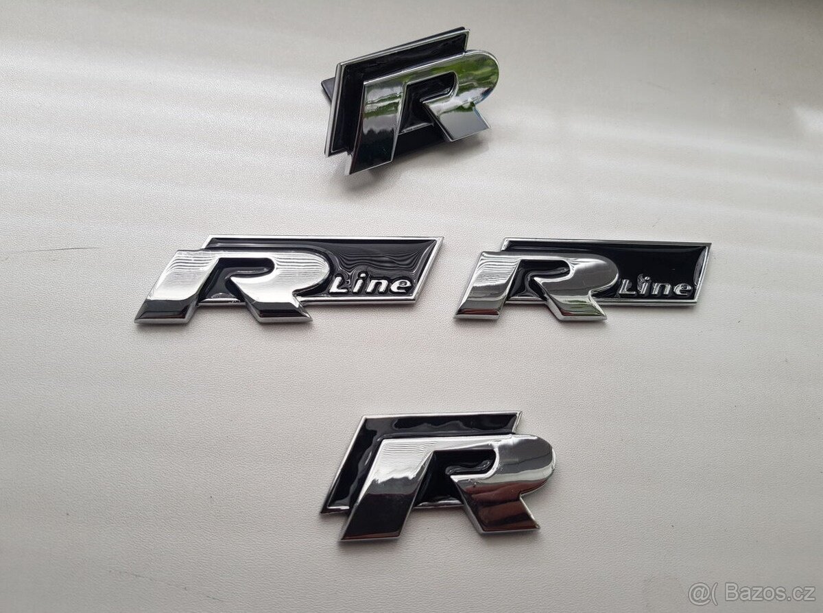 VW R-line napisy znaky loga - 4