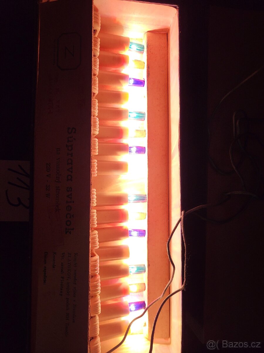 Retro vánoční osvětlení 113 - 4