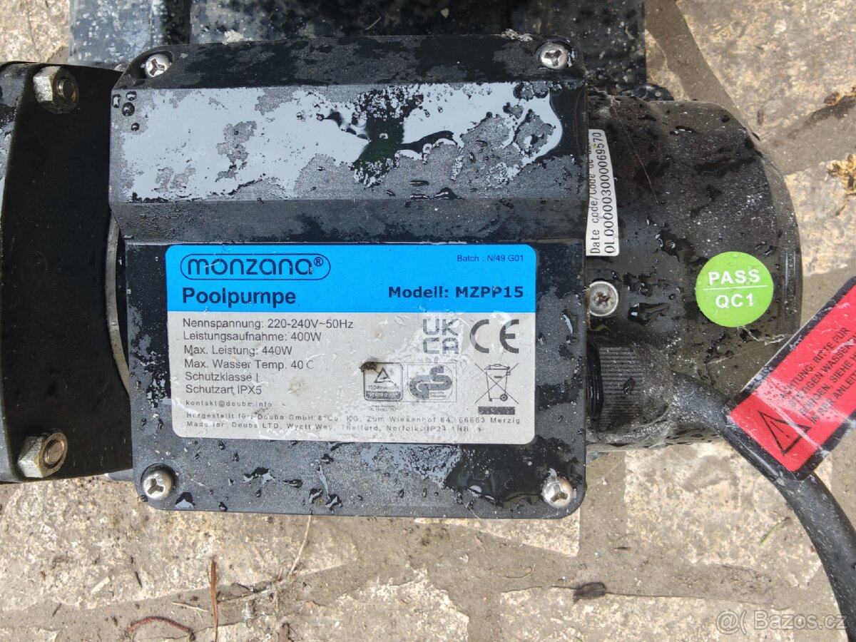 Bazénovou filtraci Azuro 7 - 4