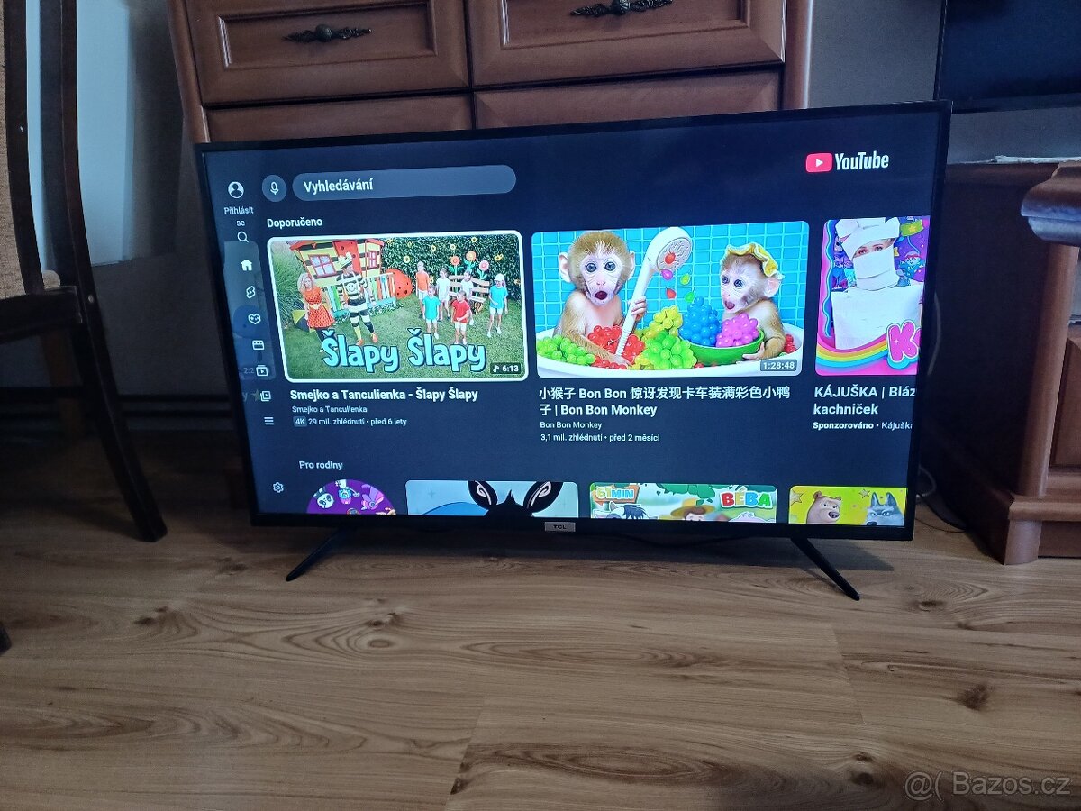 Android 4K Smart TV TCL 43P615-108cm - 4