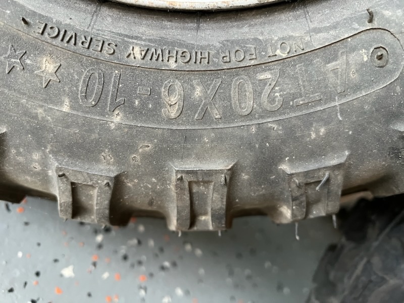 Pneu s ráfky ITP Quad Cross MX PRO 20x6-10