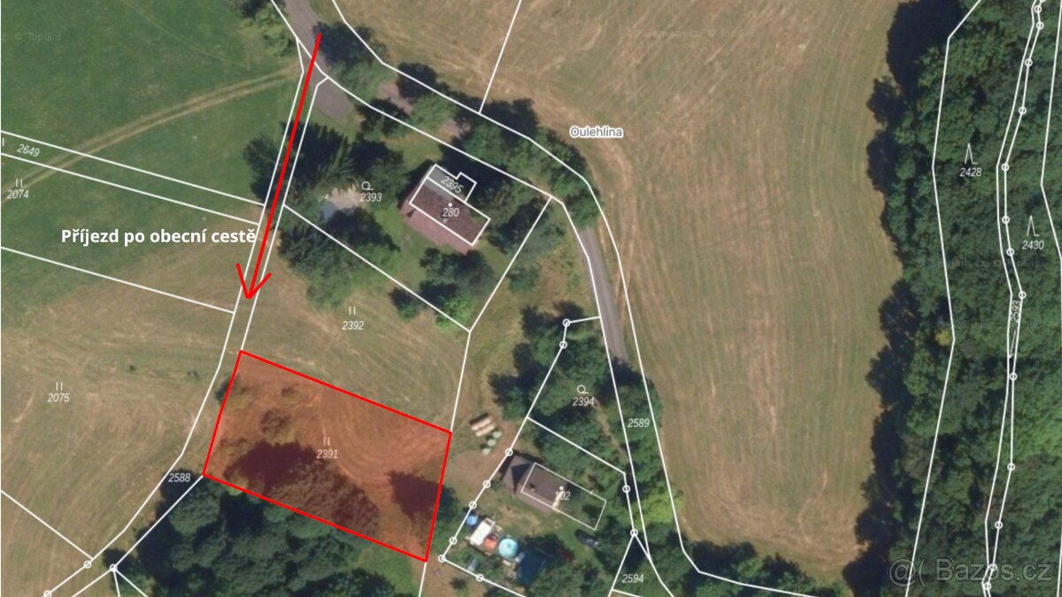 Stavební pozemek Mírová pod Kozákovem Prackov LEVNĚ - 4