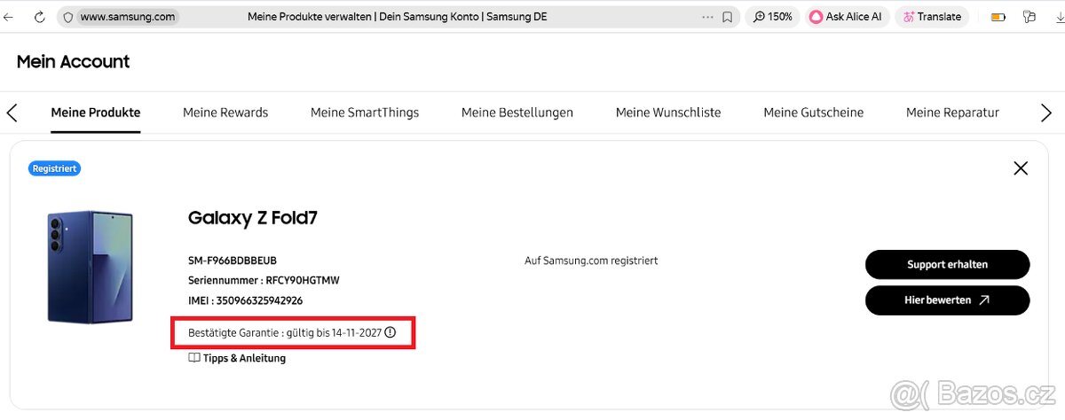 Samsung Galaxy Z Fold7 Fold 7 256GB modrý ZÁNOVNÍ - 4