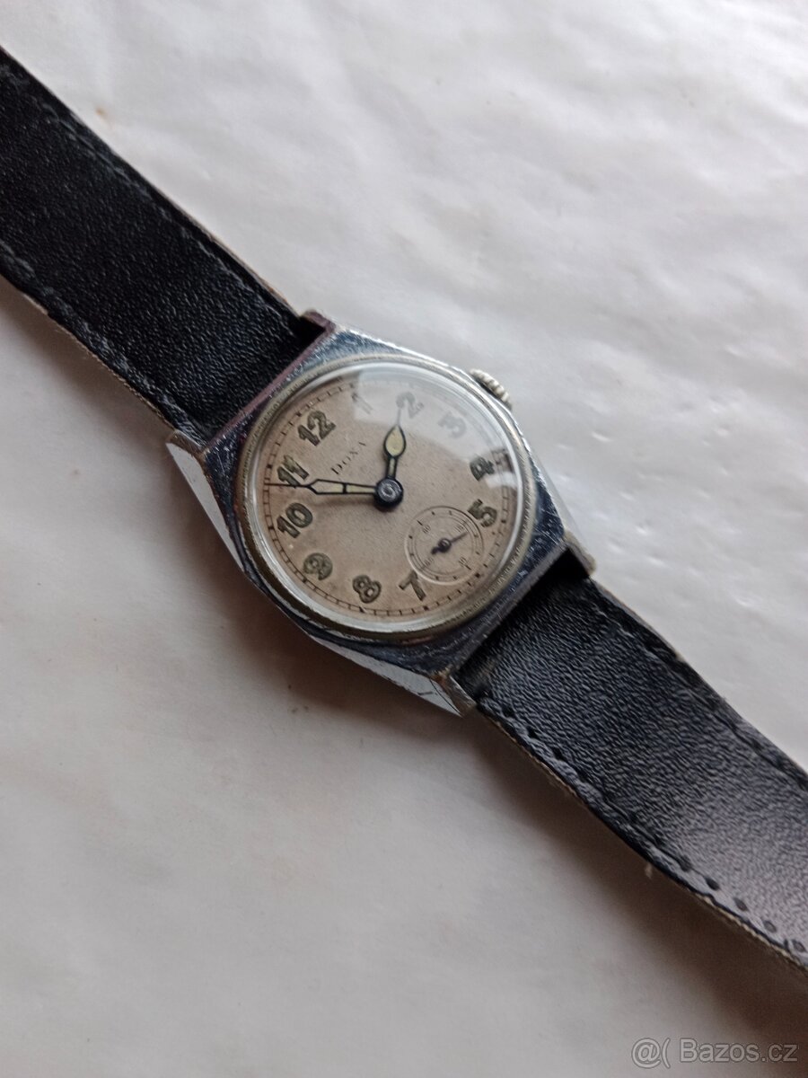 Staré funkční Swiss vojenské hodinky Doxa, - 4