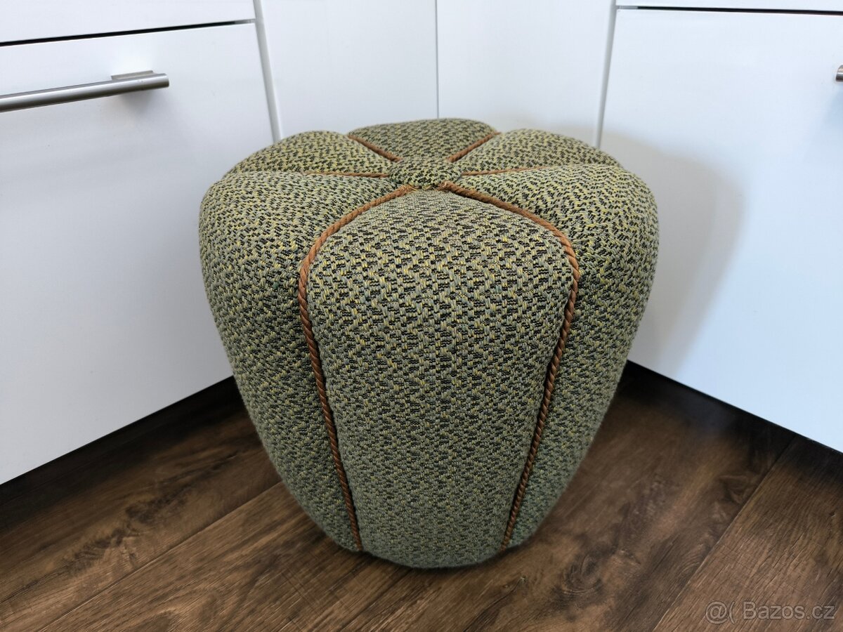 Art Deco taburet "Tulipán" - Jindřich Halabala č.2 - 4