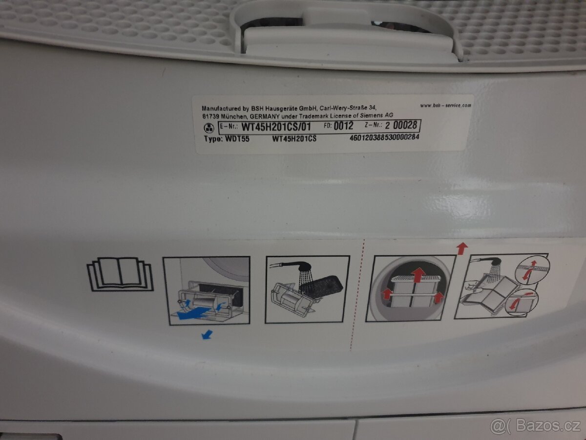 Sušička Siemens na 8kg - 4