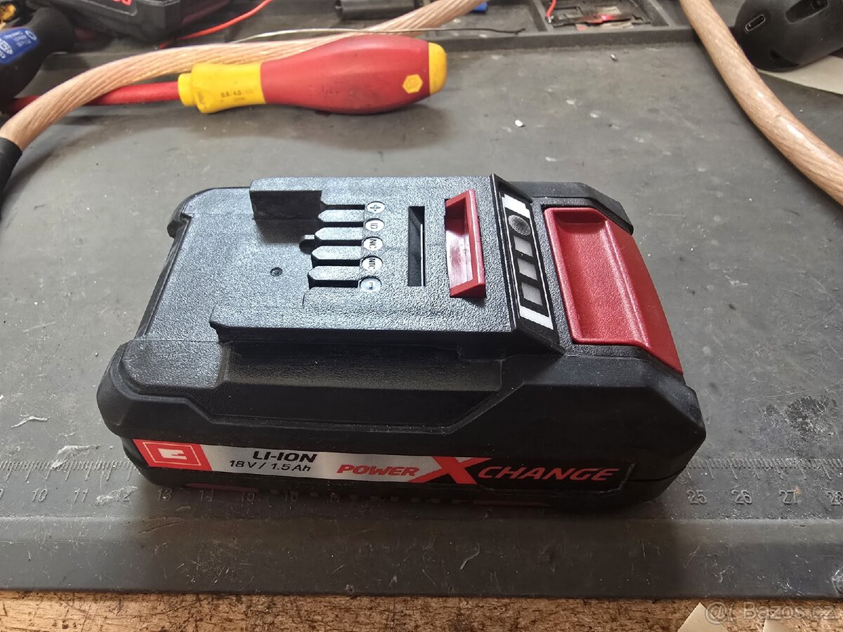 2ks Baterie EINHELL 18V X Change 2Ah (repasované) - 4