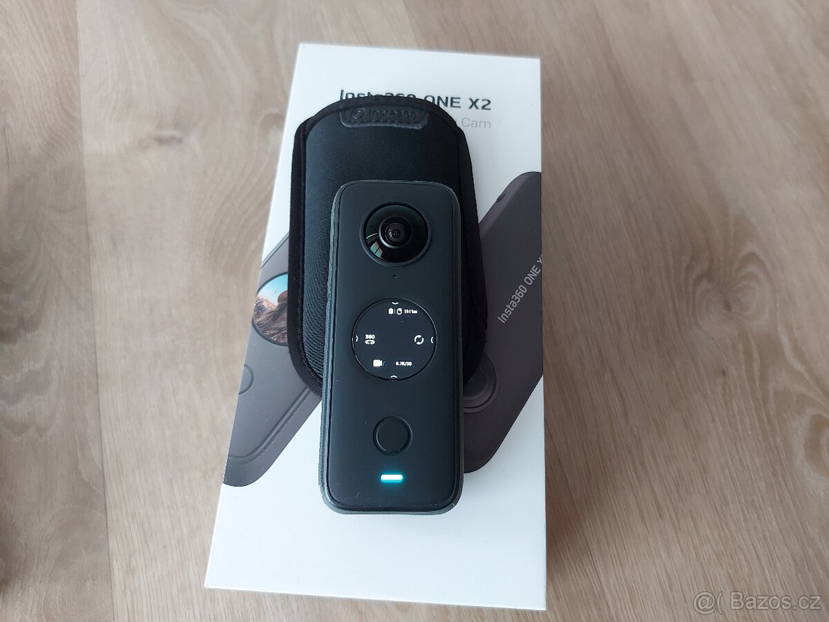Insta360 ONE X2 – TOP stav, pouze interiér + příslušenství - 4
