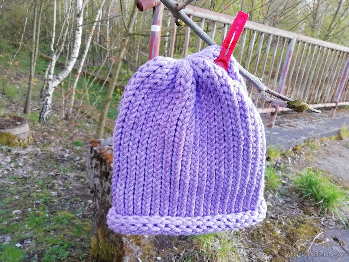Nová pletená čepice - 4