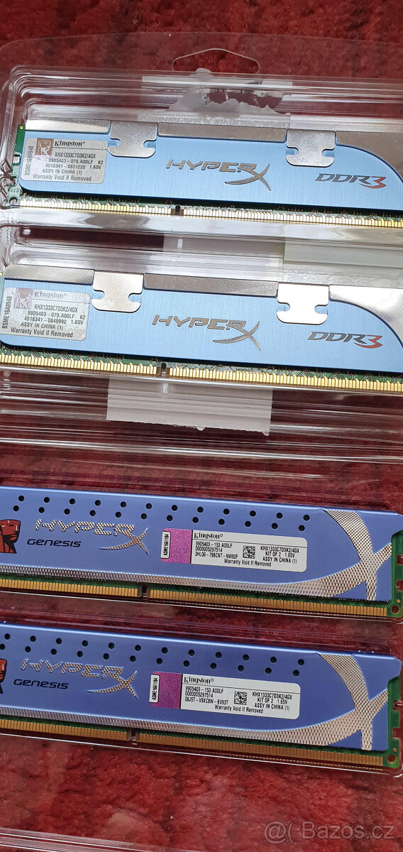 Kingston DDR3 1333MHz CL9 8GB (4x2GB) - 4