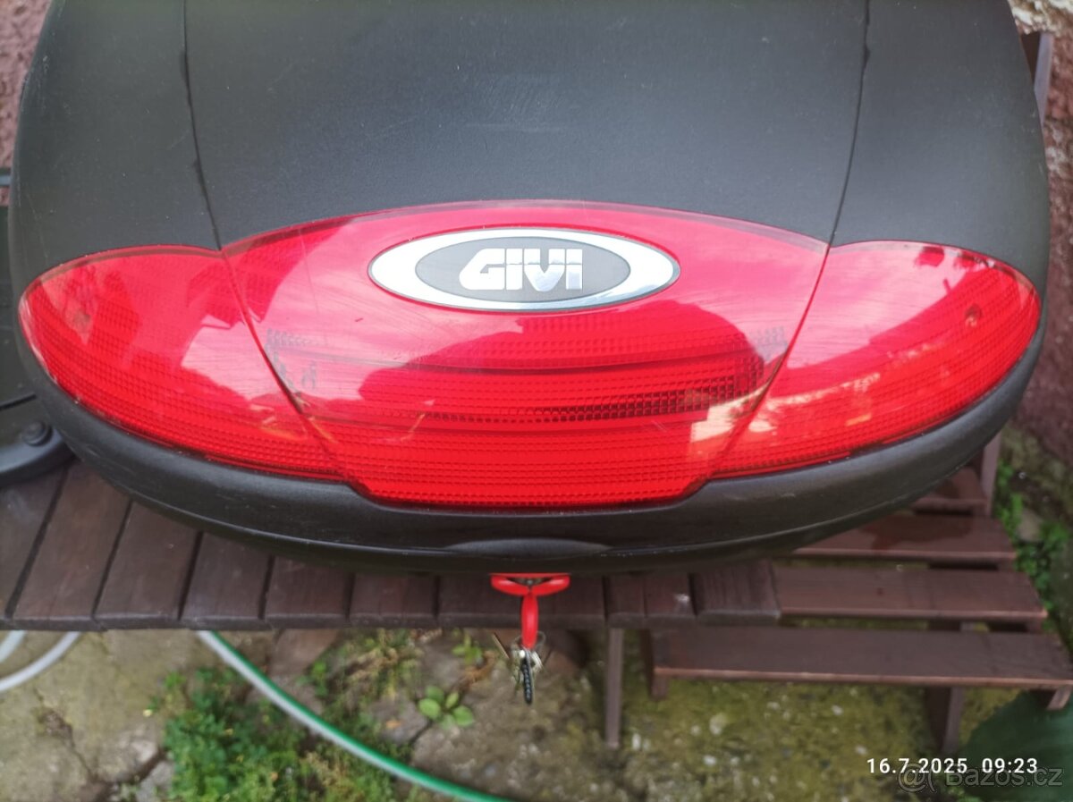 Kufr na motorku + montážní plotna. - 4