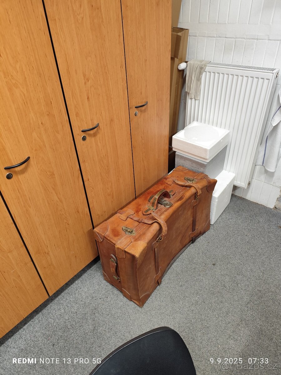 Kožený kufr velkých rozměrů - 4