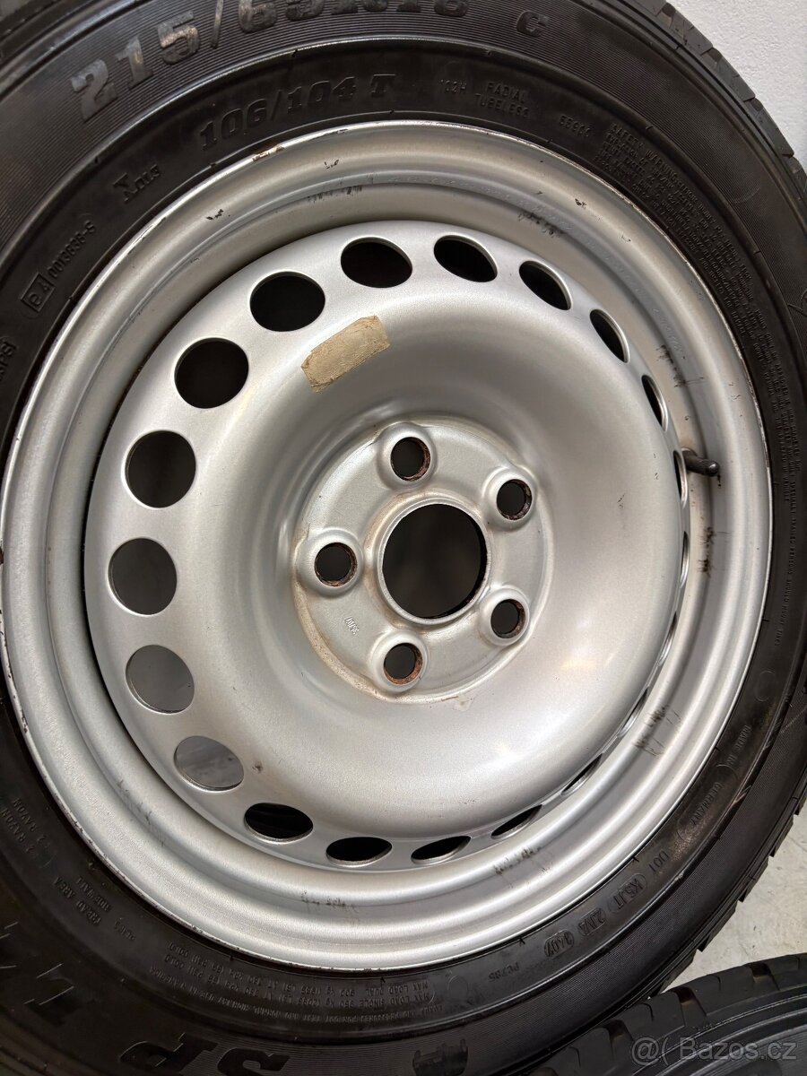 Disky sada Vw T5 T5.1 Dunlop SP LT30-6 215/65/16 8mm - 4