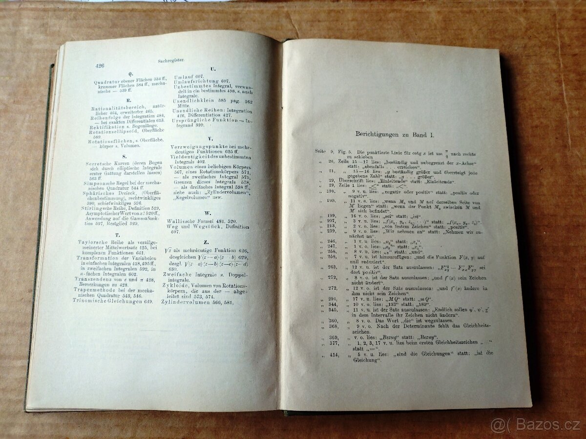 Diferenciály a integrály -německá učebnice z r.1899 - 4