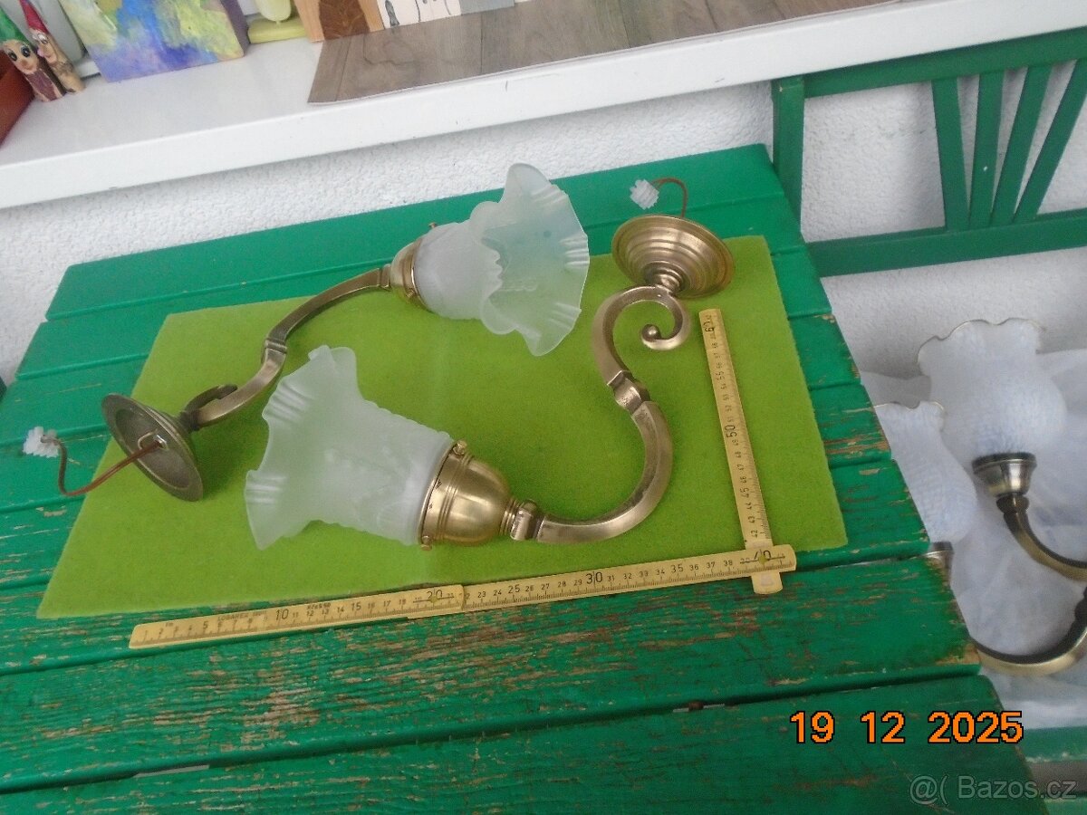Retro nástěnná lampička - 4