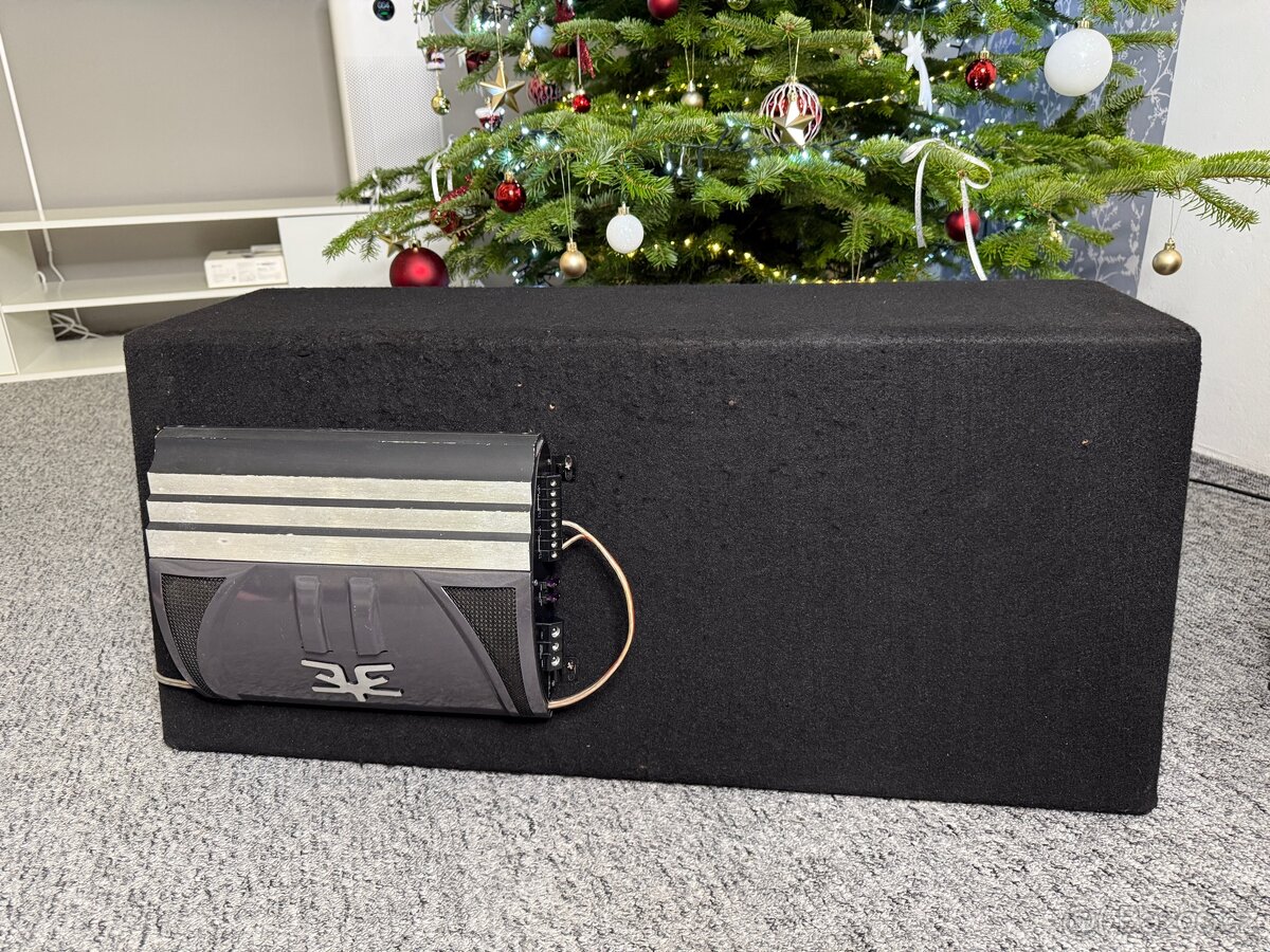 Autozvuk: subwoofer JBL GT5 (2×12”) + zesilovač - 4