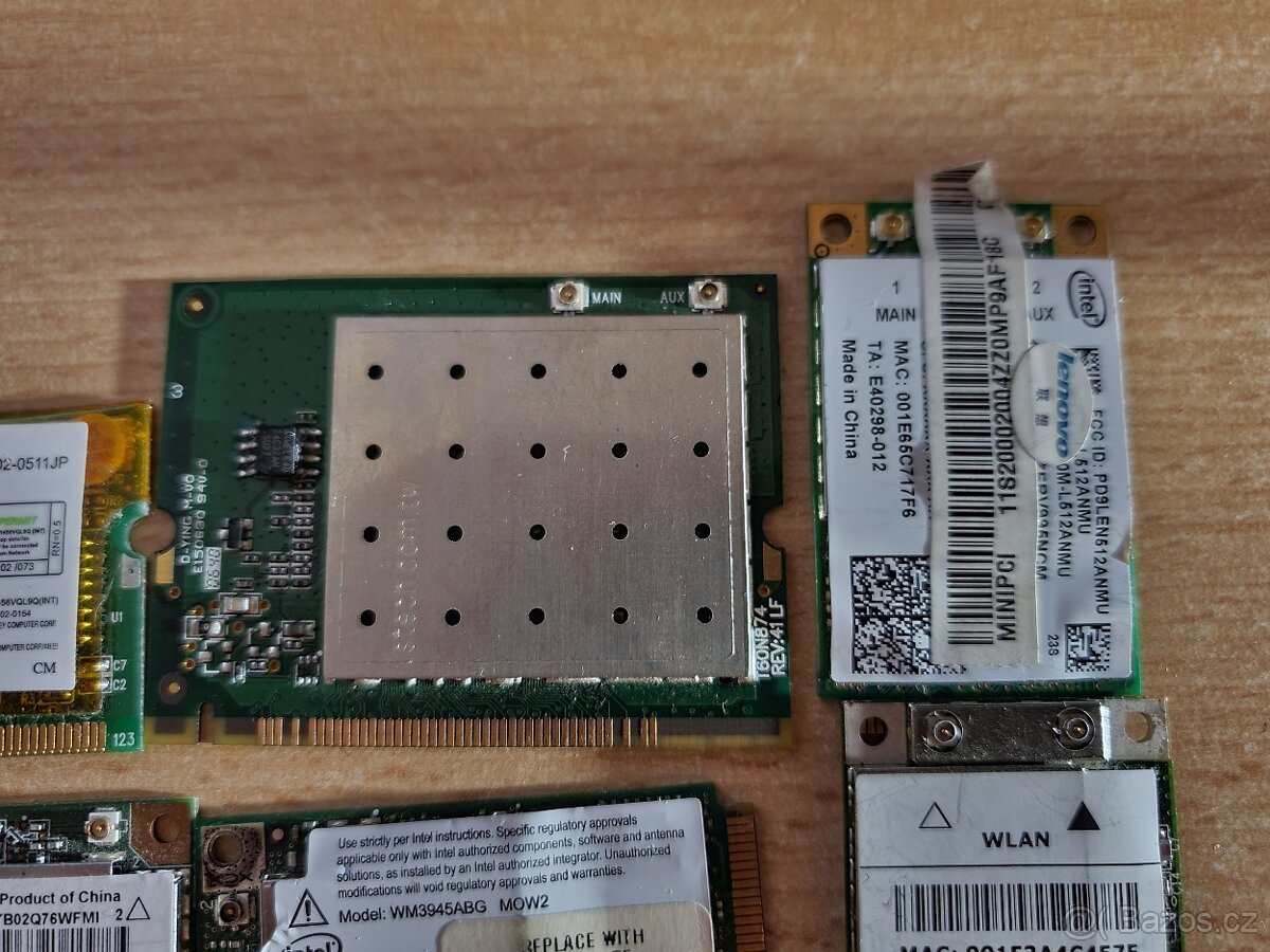Wifi moduly do Notebooku, vše za 300kč. - 4