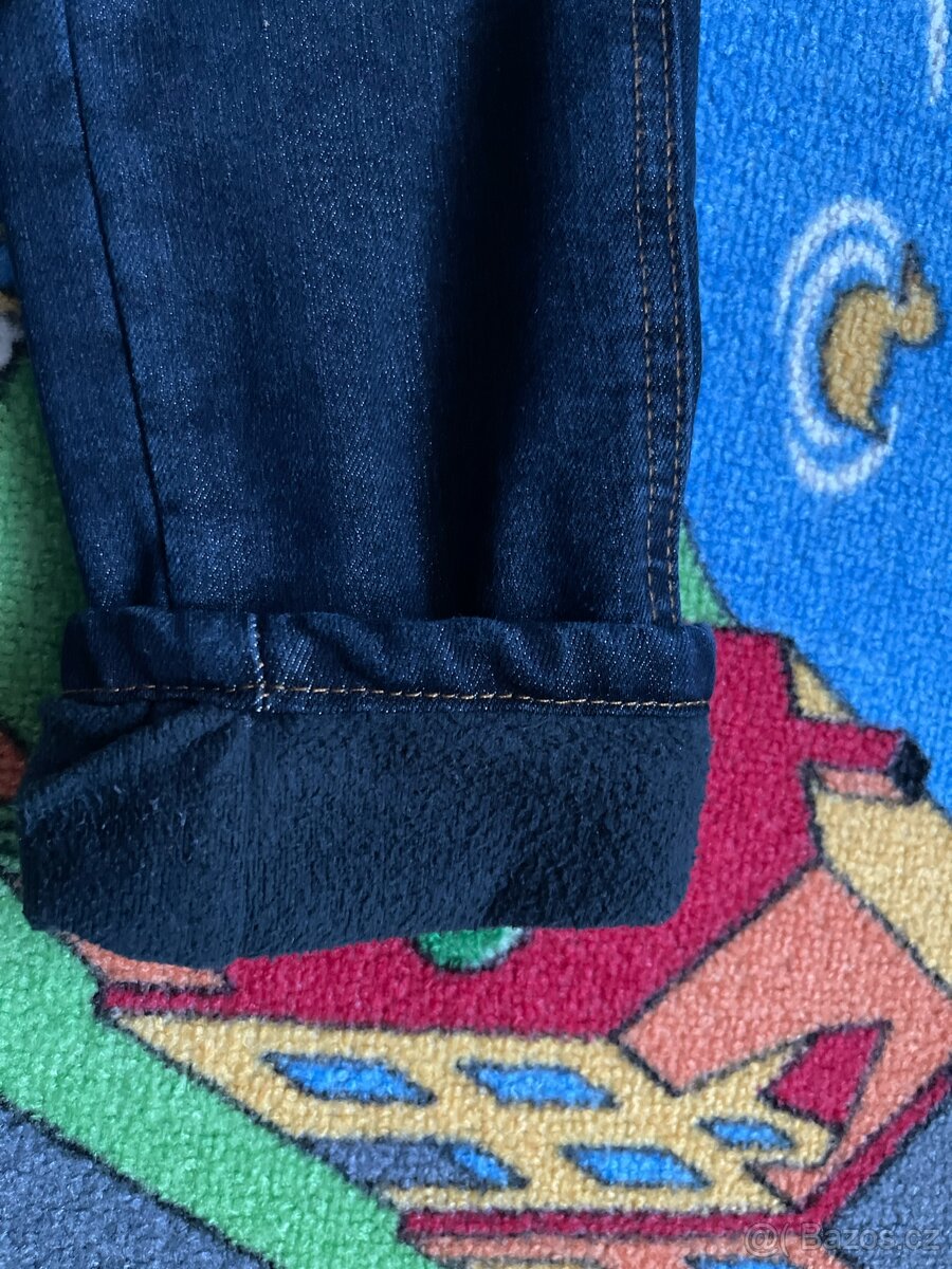 Chlapecke zateplene/ podsite kalhoty 116 - 4