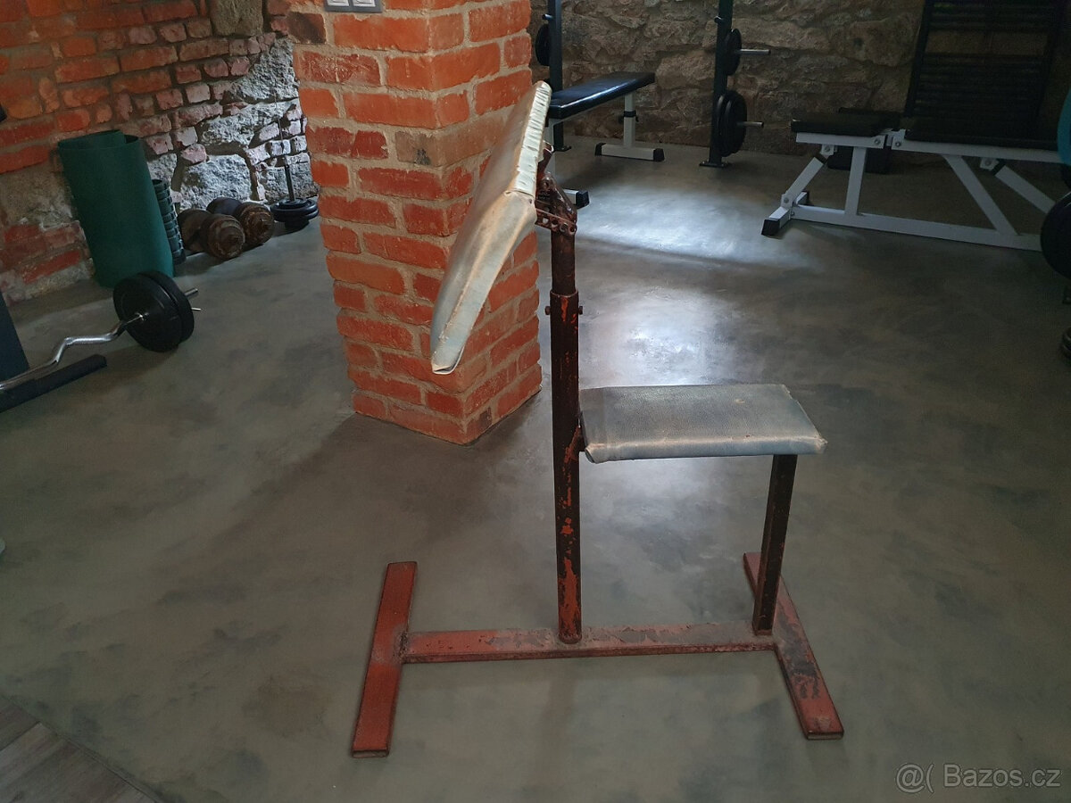 Scottova lavice na cvičení bicepsu - 4