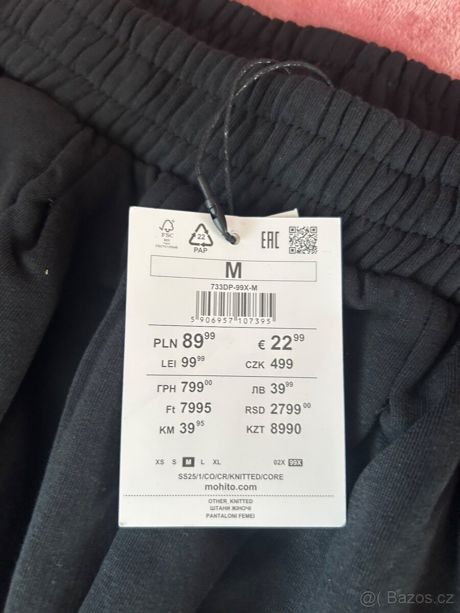 Černé tepláky M - 4