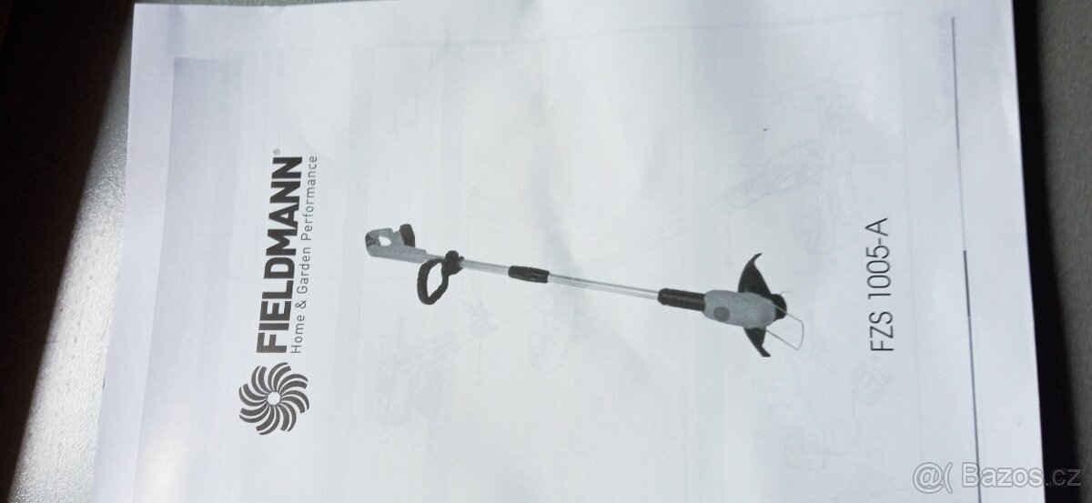 NOVÁ Aku strunová sekačka Fieldmann - 4