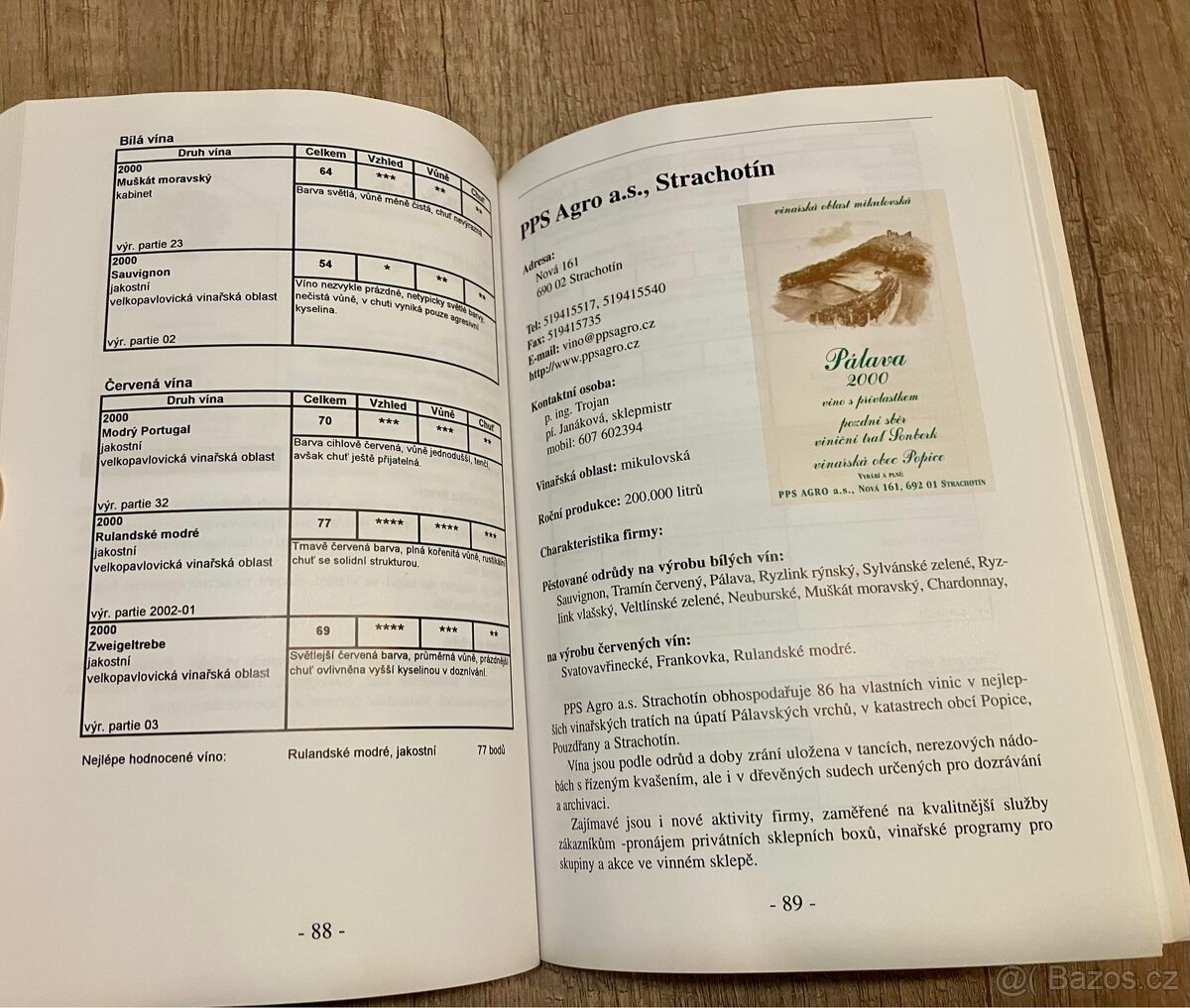 Moravská a Česká vína 2000 kniha - 4