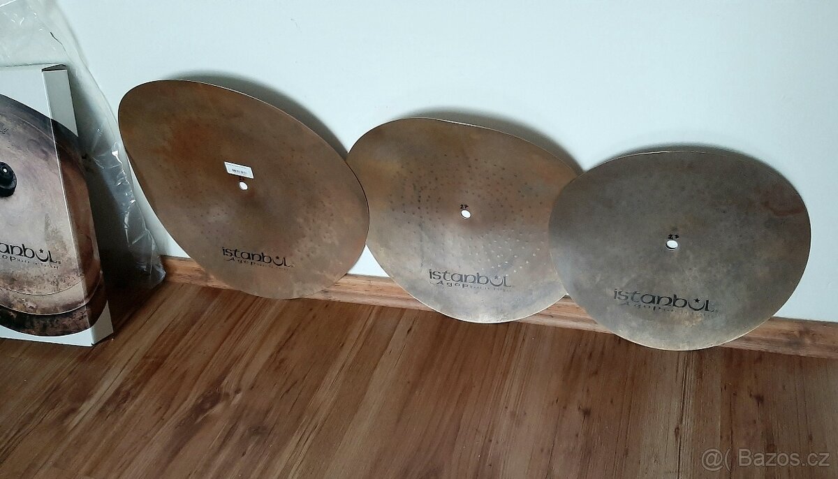 Prodám nový, činel.set- Clap Stack Istanbul Agop 11",13,15 - 4