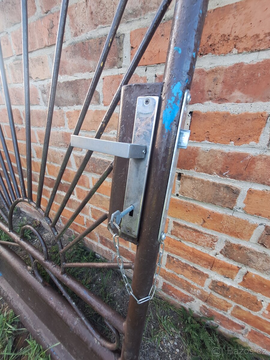 Ocelová branka 130x80 - 4